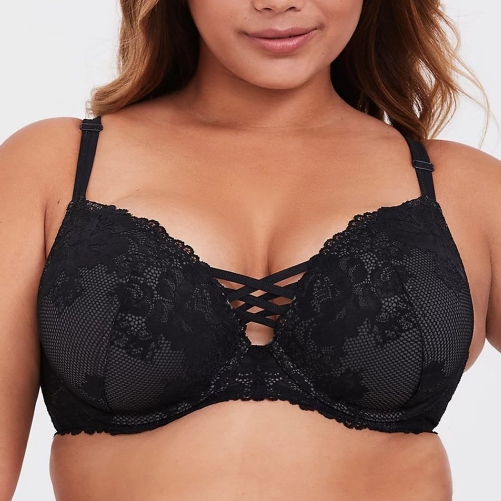 Torrid Push Up Plunge Lace Bra
